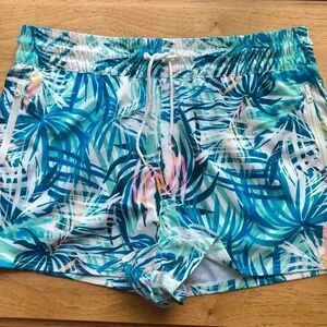 Op Palm Leaf Drawstring Board Shorts XL